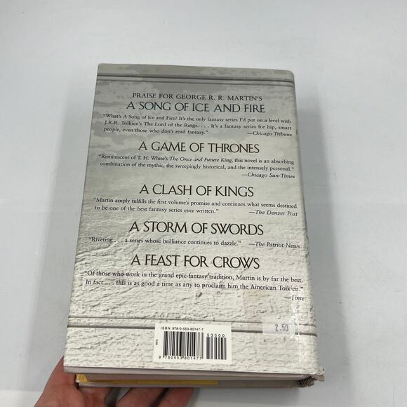 George Martin A Dance With Dragons Hardcover Book HBO Game Of Thrones - Picture 8 of 12